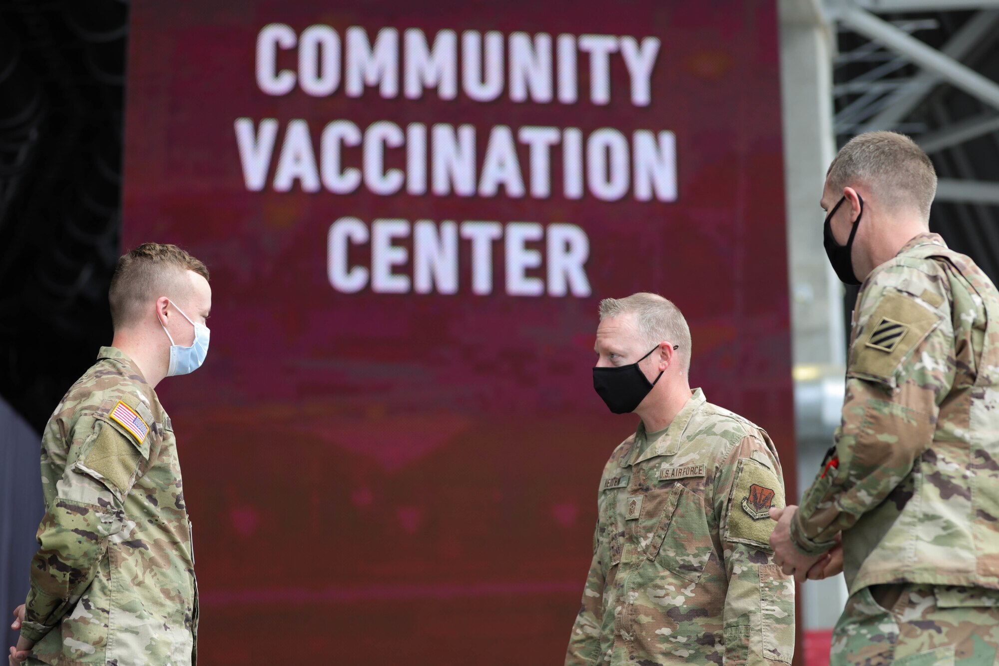 15th Air Force Command Chief visits Atlanta Community Vaccination Center
