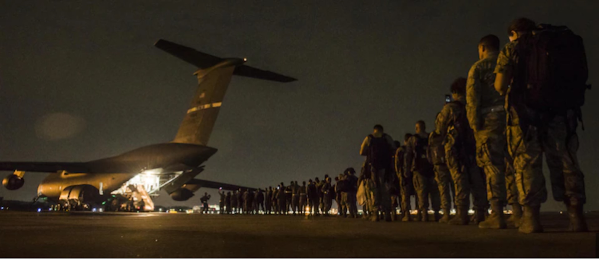 Ready today, ready tomorrow - Air Force prepares for the future of medical readiness
Medical Airmen from the 59th Medical Wing at Joint Base San Antonio-Randolph, Texas prepare to board an aircraft and deploy in support of hurricane relief, September 2017. Air Force Medicine is preparing for future conflicts against new adversaries, with a focus on ensuring all medical forces are ready to deploy as soon as called on. (U.S. Air Force photo by Senior Airman Keifer Bowes)