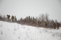 Soldiers from 4th Brigade Combat Team, 25th Infantry Division test IVAS Capability Set 4 in extreme temperatures at the Cold Region Test Center, Alaska in March 2021.