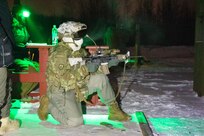 Soldier from 4th Brigade Combat Team, 25th Infantry Division test IVAS Capability Set 4 in extreme temperatures at the Cold Region Test Center, Alaska in March 2021.