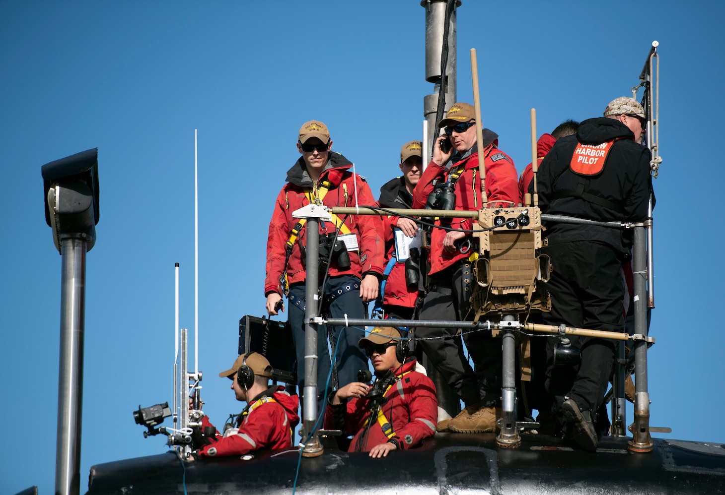 BREMERTON, Wash. – The Seawolf-class fast-attack submarine USS Seawolf (SSN 21) departs Naval Base Kitsap-Bremerton, June 9. U.S. military forces are present and active in and around the Pacific in support of allies and partners and a free and open Indo-Pacific for more than 75 years. (U.S. Navy Photo by Lt. Mack Jamieson/Released)