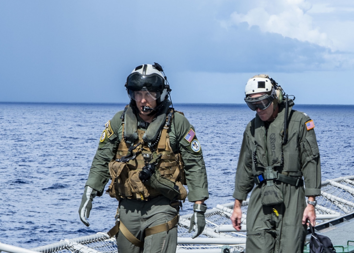 USS Tulsa (LCS 16) conducts flight operations