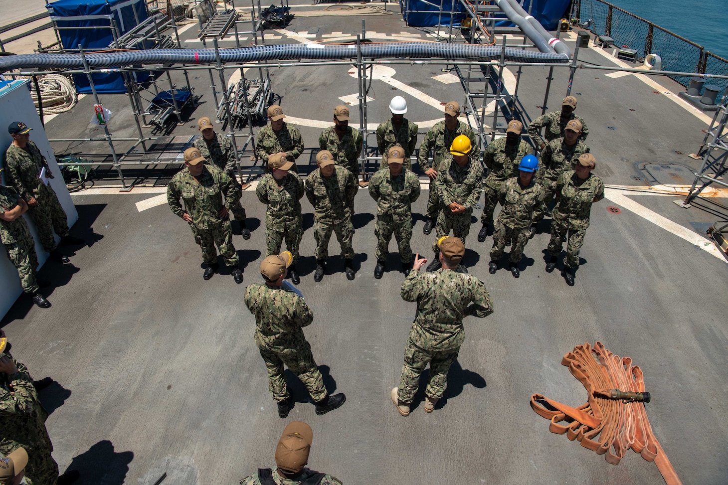 Commander, U.S. Sixth Fleet Visits Five Destroyers in Rota, Spain