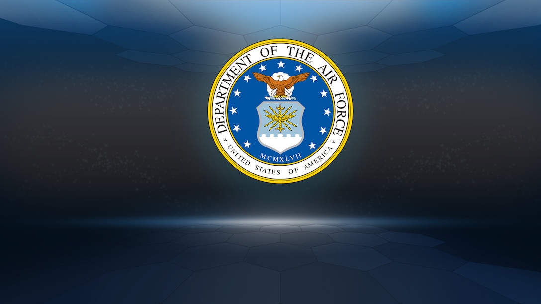 Graphic created with Air Force Seal for Secretary of the Air Force announcements. (U.S. Air Force graphic by Alfredo Tirado)