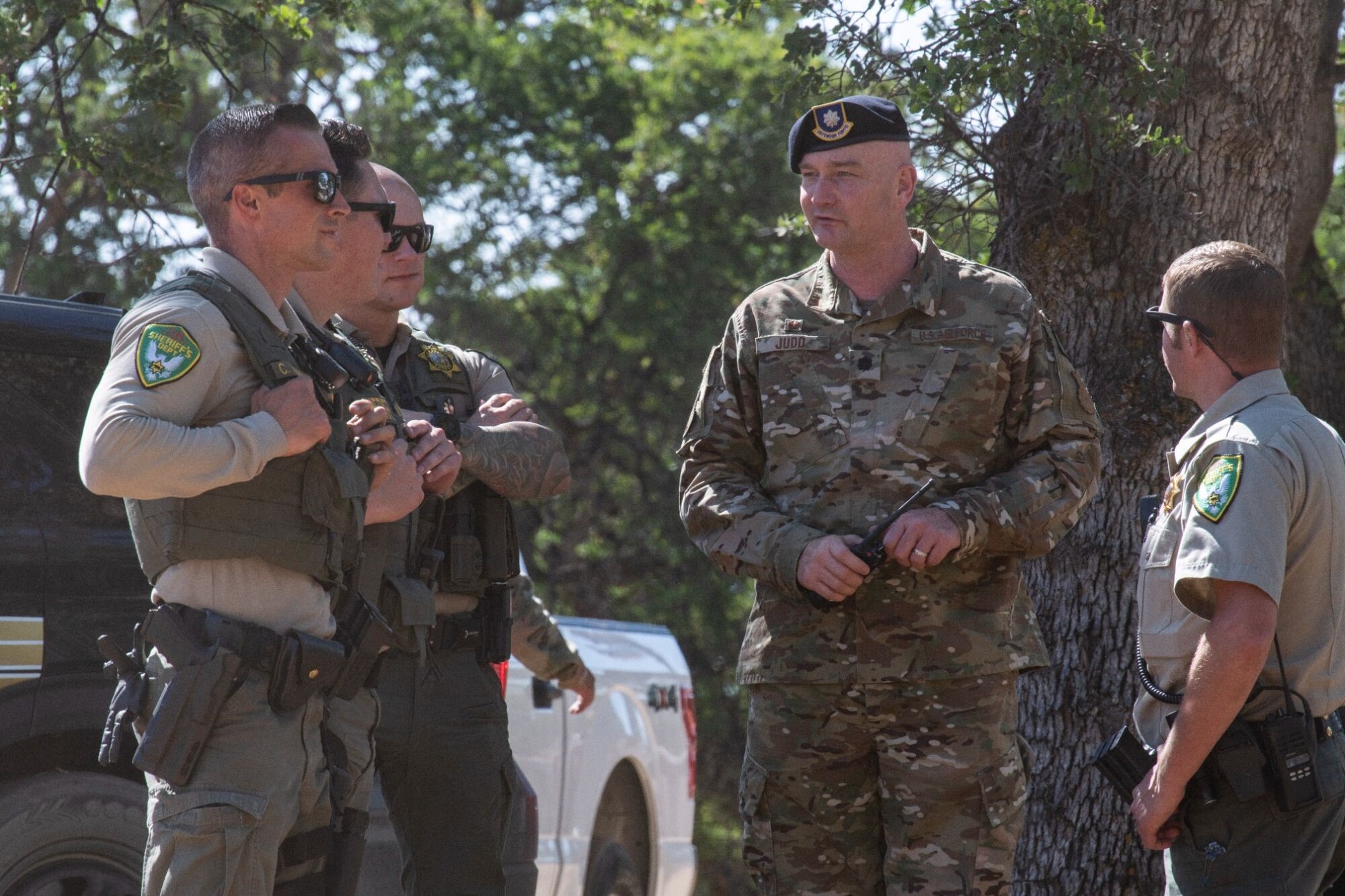 Airmen and families on Beale Air Force Base were struck with a real-world notification, directing residents to evacuate due to an approaching wildfire.