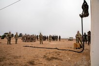 U.S. Soldiers attached to the 19th Special Forces Group train with Moroccan forces in fast rope maneuvers in Tifnit, Morocco, June 8, 2021.