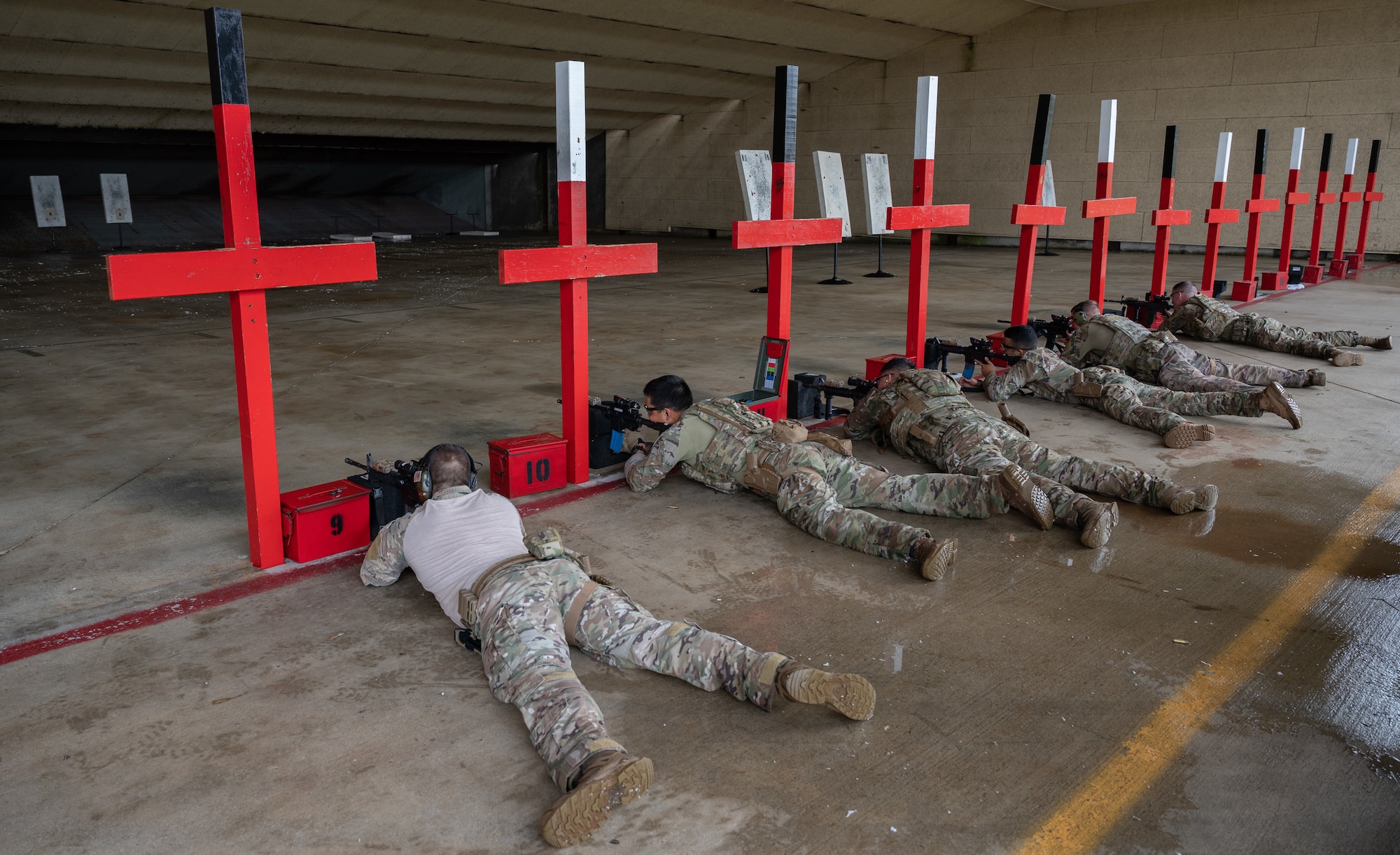 During the actual challenge participants will conduct a time trial shooting of the M4 rifle, M8 armored weapon system, M249 light machine gun, and an M320 grenade launcher.