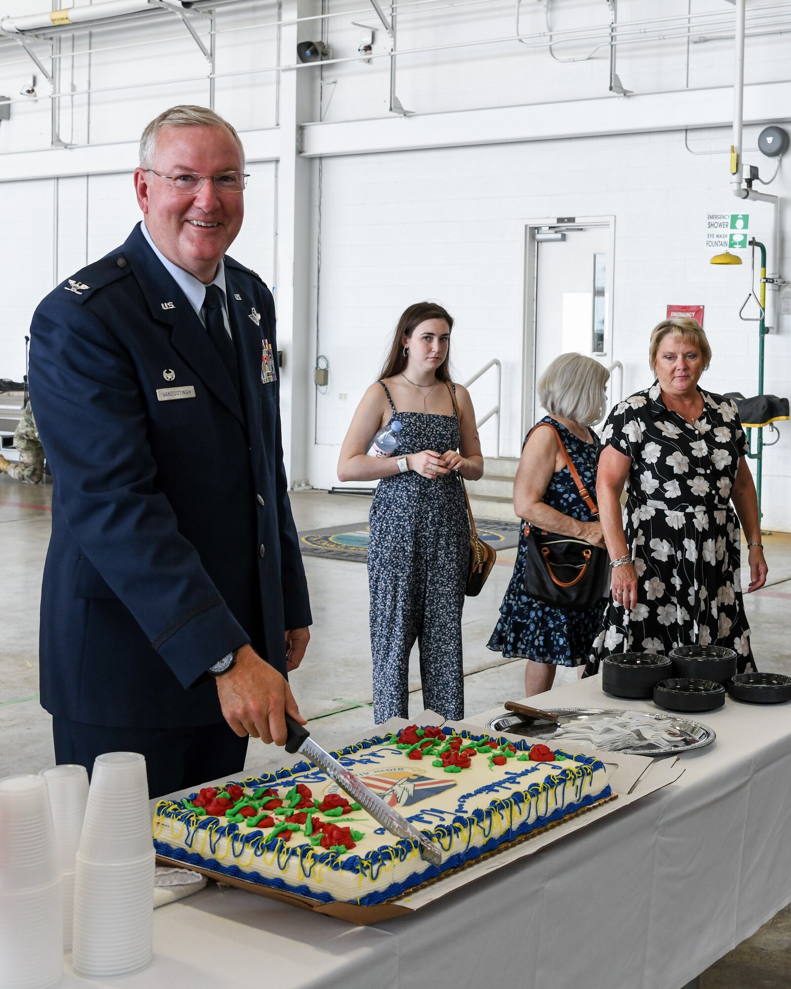 The Reserve Citizen Airmen of the 910th Airlift Wing welcomed back Col. Jeff “VD” Van Dootingh as the unit’s 28th commander during an assumption of command ceremony, June 6, 2021, at Youngstown Air Reserve Station.