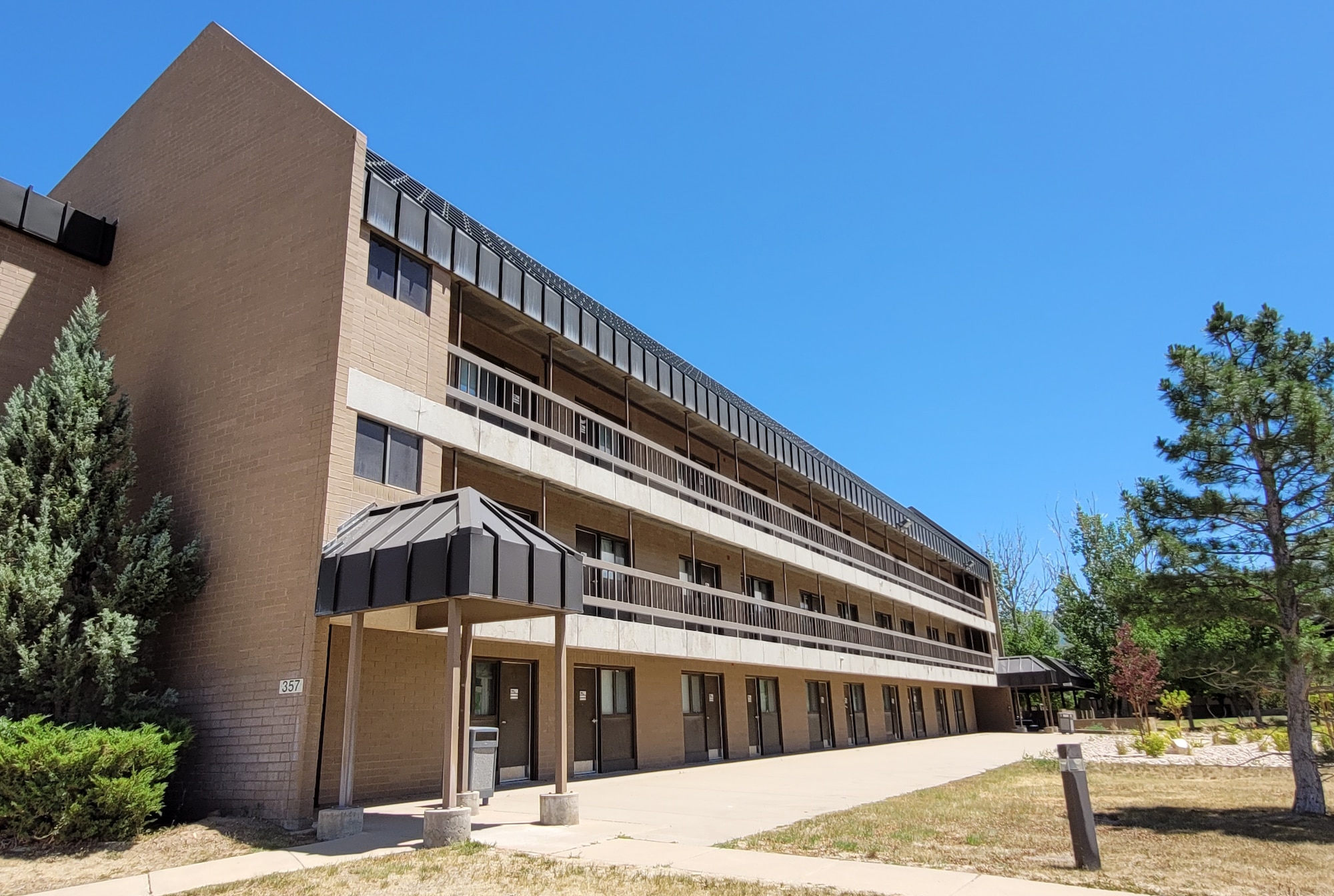 A dormitory building at Hill AFB.