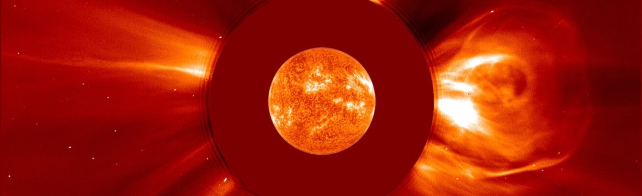 Solar Flare - SOHO/NASA