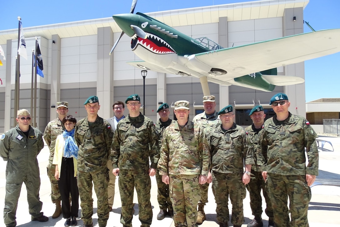 Photo of Polish delegation visit to Vandenberg