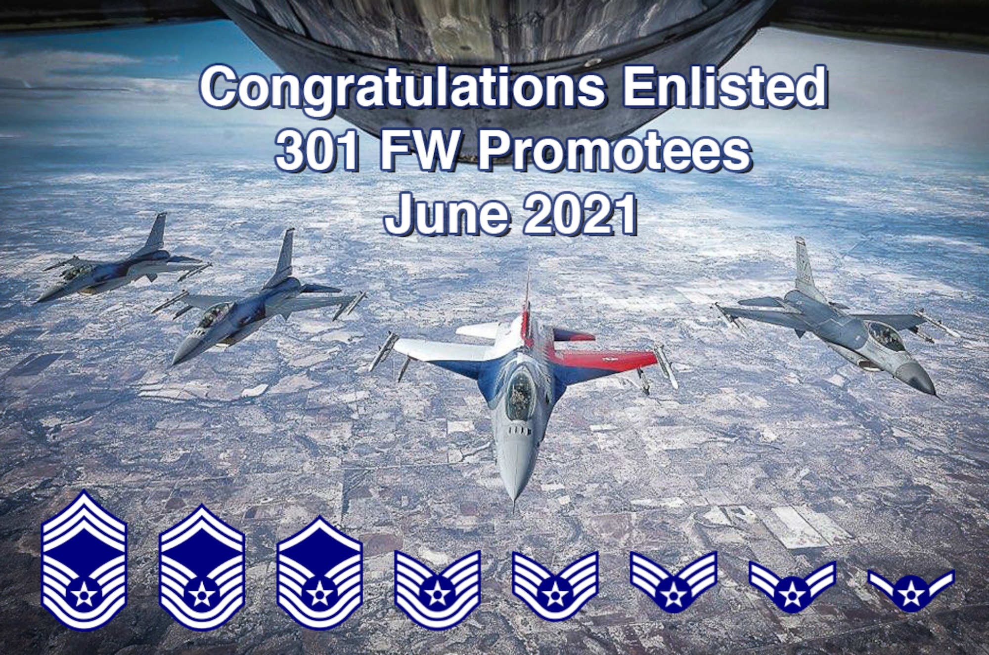 301 FW Enlisted Promotees June 2021