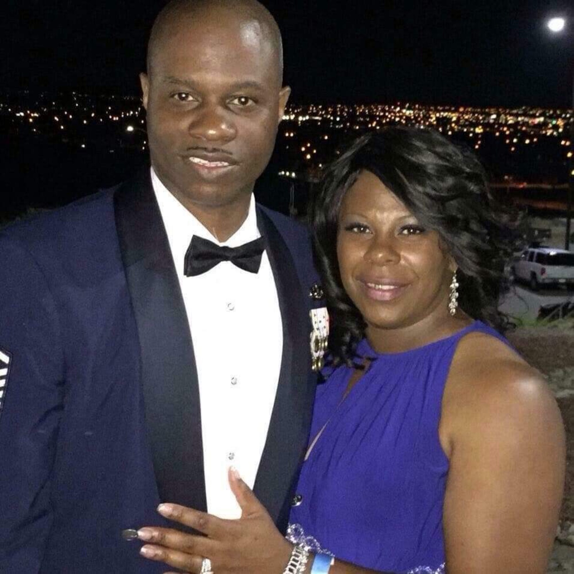 Master Sgt. (ret) Jonathan Session stands with his wife, Shevina Session. Jonathan, an Air Force Wounded Warrior Ambassador, witnessed many tragic moments throughout his military career and was diagnosed with Post-Traumatic Stress Disorder in 2018. Learning, coping and living with PTSD is hard on the person diagnosed and their family, but with the right resources and tools, conversations and understanding it can still be an amazing life. Remember to reach out when help is needed, to take a step back and never forget that you are loved and cherished. (Courtesy Photo)