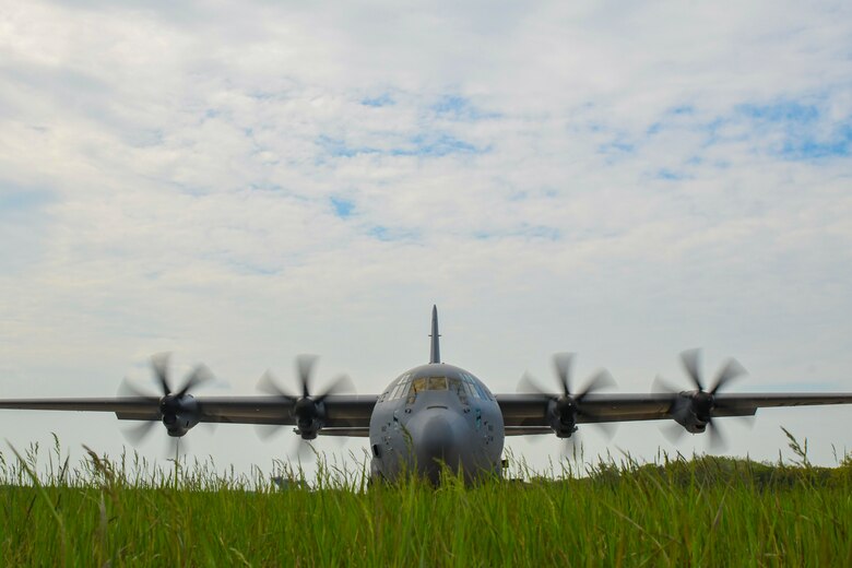 A photo of an aircraft sitting on a flight line