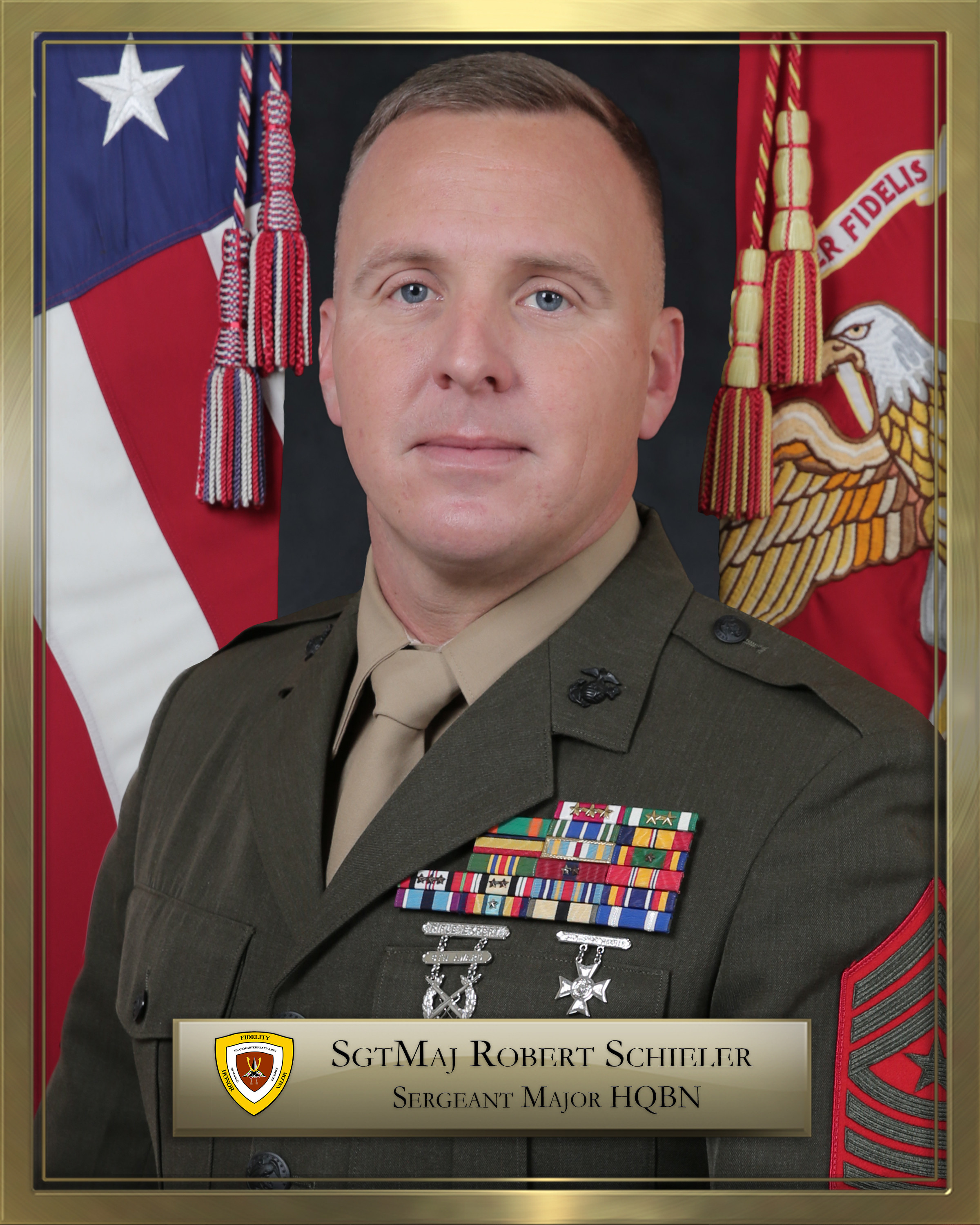 Sergeant Major Robert W. Schieler > 3rd Marine Division > Leaders