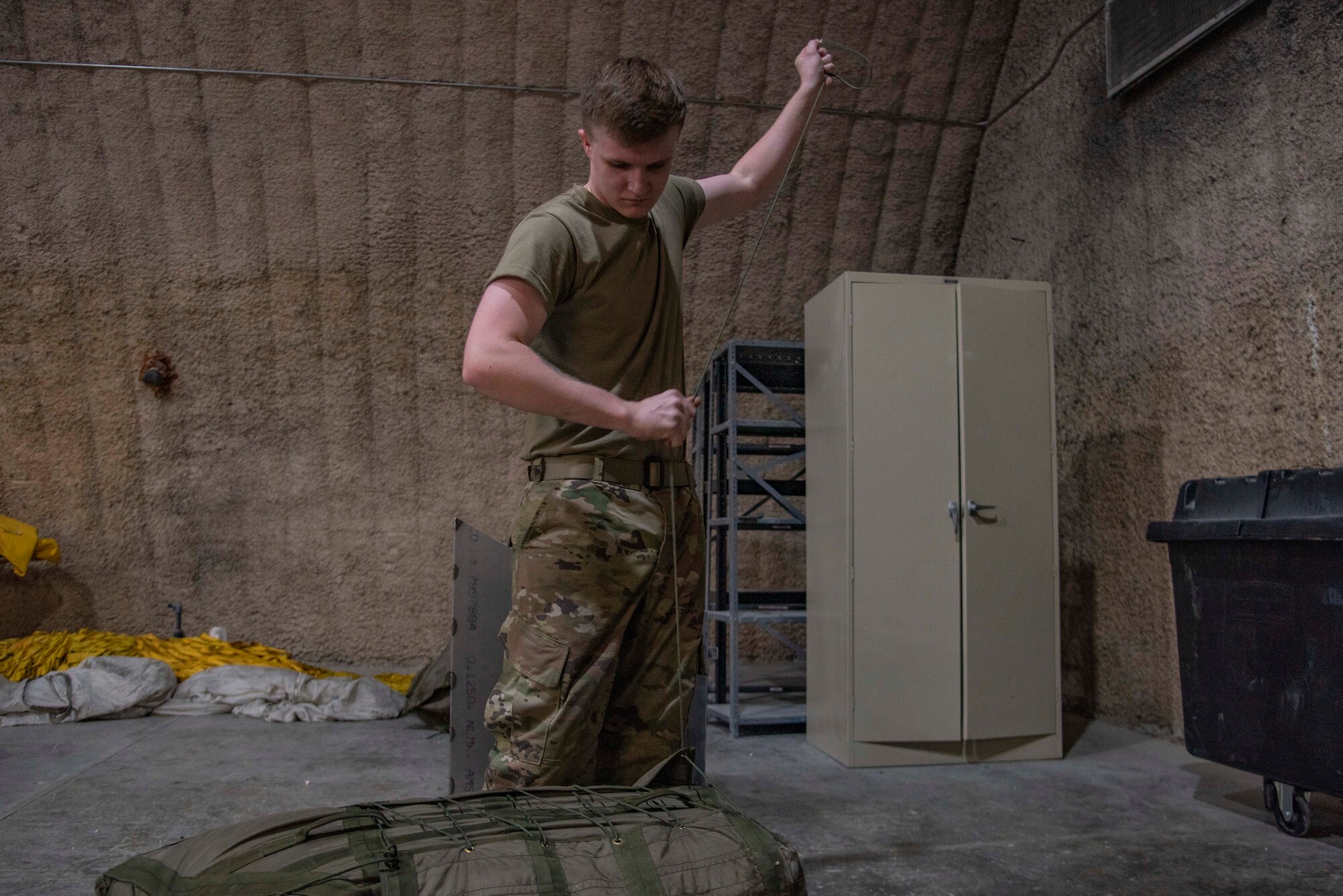 You deploy it, we pack it; 23rd EBS parachute shop
