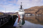 Coast Guard Cutter Stratton moored in Kodiak, Alaska, May 15, 2021. Stratton was commissioned in 2010 becoming the third of the Coast Guard’s legend class national security cutters. - U.S. Coast Guard photo courtesy Coast Guard Cutter Stratton personnel
