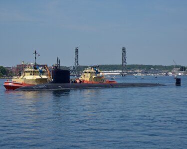 USS California (SSN 781) Departs Portsmouth Naval Shipyard