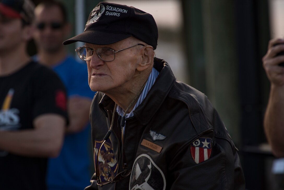 Photo of Don Miller in a flight jacket