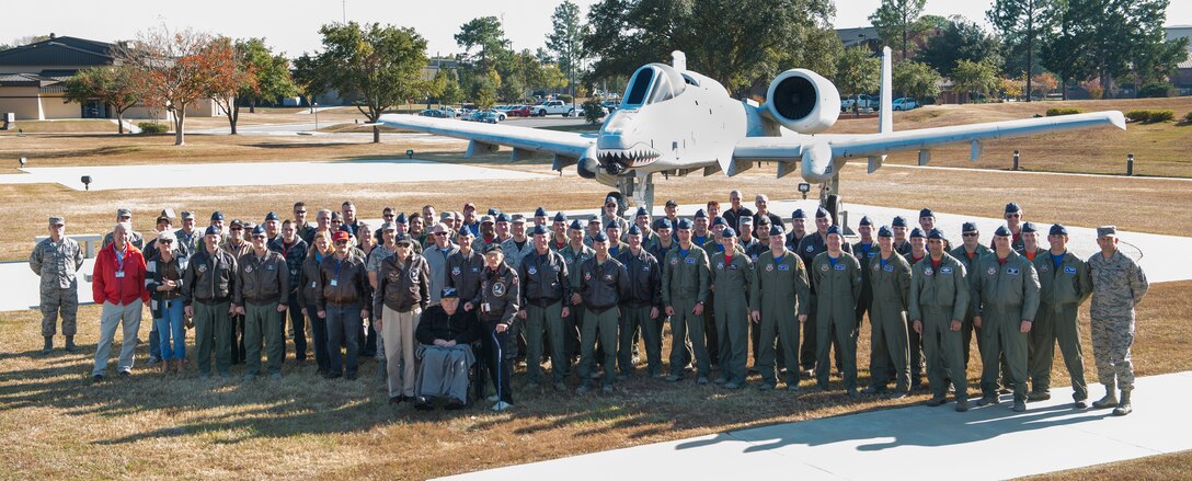 A group of people at a Flying Tigers reuinion