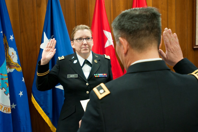 White is the first female chaplain with the Kentucky Guard in 25 years.