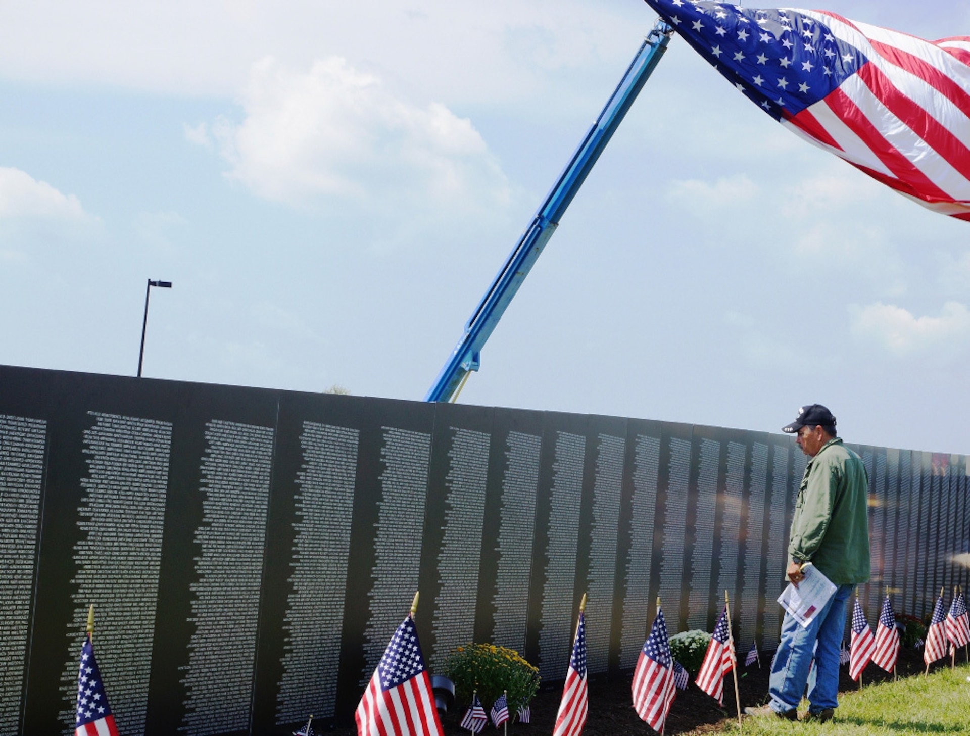 Mattingly and his wife , both longtime residents of Harrodsburg, Ky., decided to begin a massive undertaking to bring the Traveling Vietnam Memorial Wall to Harrodsburg after seeing the Wall years earlier. The effort, which culminated in a holiday weekend from Aug. 29 to Sept. 2, 2013 that teemed with emotional tributes to American heroes, involved numerous dedicated local volunteers and generous donors.