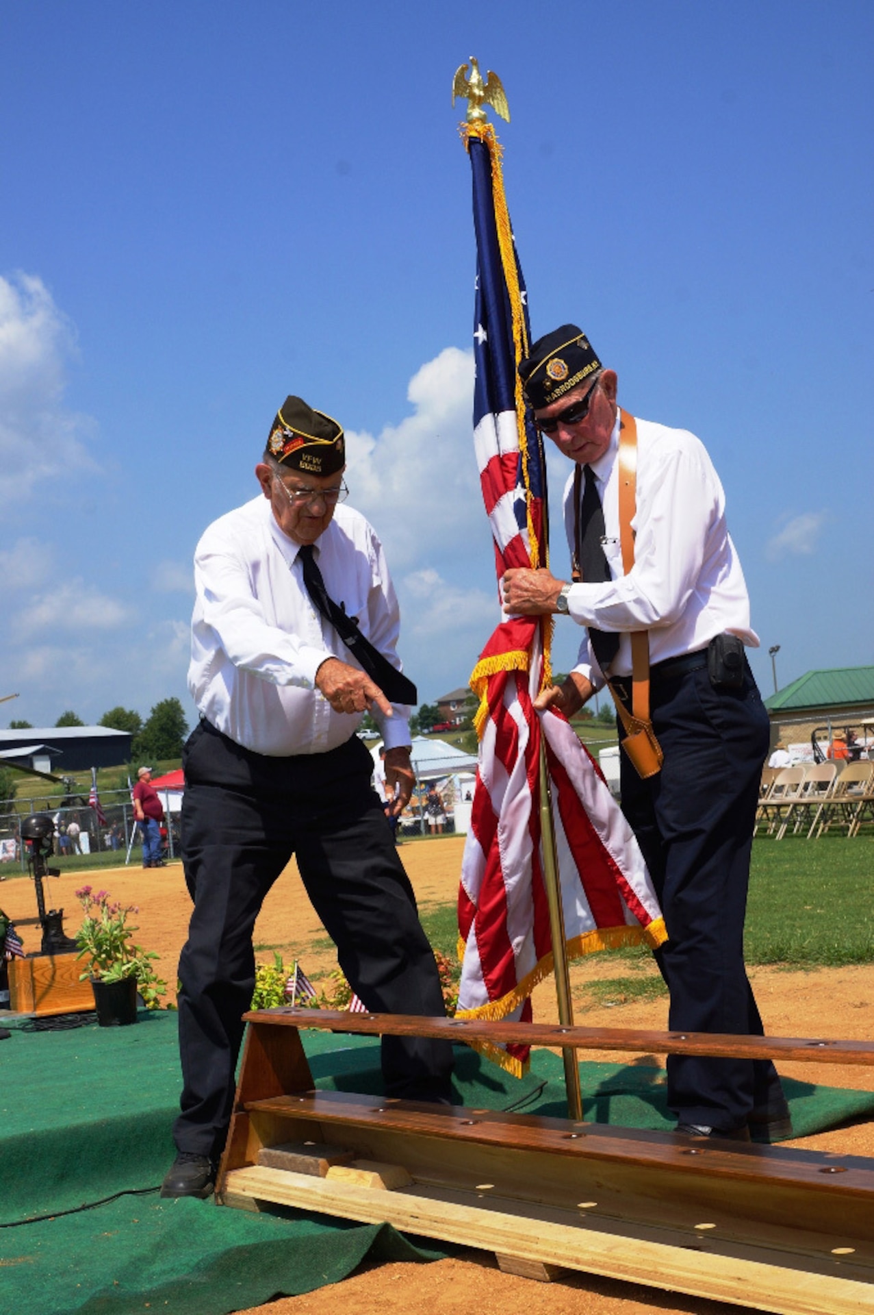 Mattingly and his wife , both longtime residents of Harrodsburg, Ky., decided to begin a massive undertaking to bring the Traveling Vietnam Memorial Wall to Harrodsburg after seeing the Wall years earlier. The effort, which culminated in a holiday weekend from Aug. 29 to Sept. 2, 2013 that teemed with emotional tributes to American heroes, involved numerous dedicated local volunteers and generous donors.