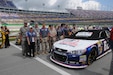 The National Guard Youth Foundation teamed up with Hendrick Motorsports to race the 88 with a special logo for the race at Kentucky Speedway