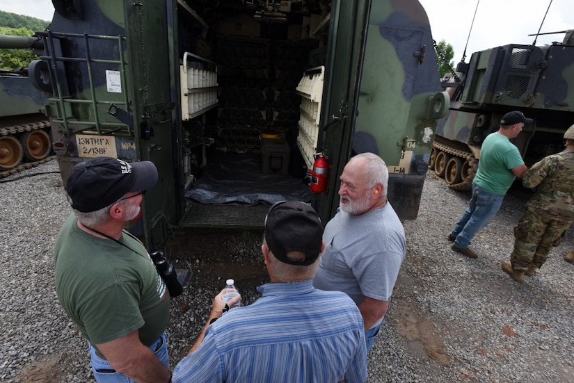 Live Fire Exercise, 138th FA at Fort Knox, Ky.