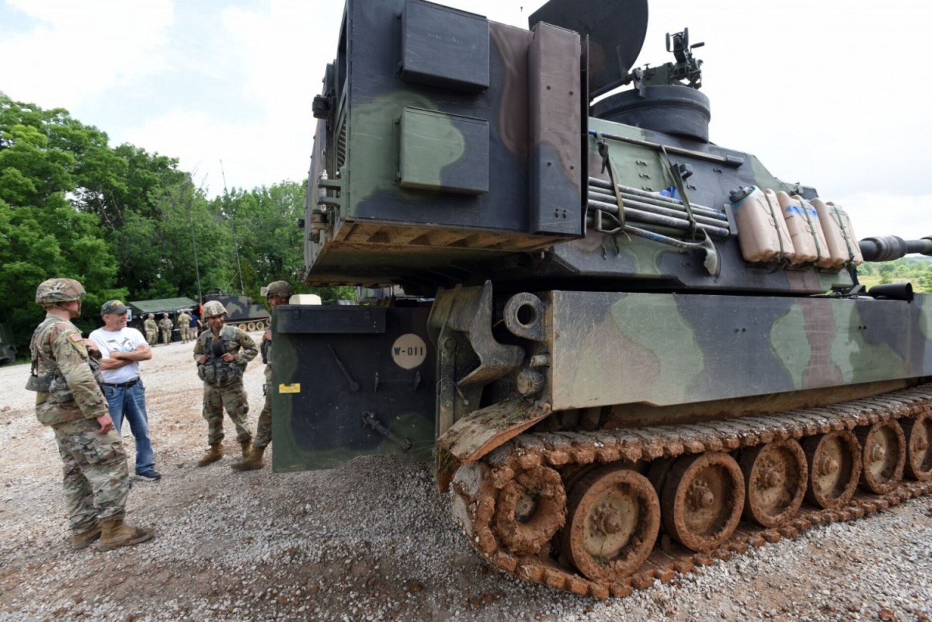 Live Fire Exercise, 138th FA at Fort Knox, Ky.