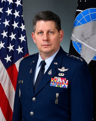 Gen. David Thompson, Bio (U.S. Air Force photo by Eric Dietrich)