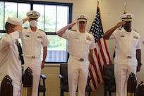Cmdr. Ameian Jeremiah relieved Cmdr. Christopher Norris as commanding officer of the Arleigh Burke-class guided-missile destroyer USS James E. Williams (DDG 95), during a June 7 change of command ceremony held at Naval Station Norfolk.