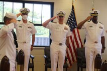 Cmdr. Ameian Jeremiah relieved Cmdr. Christopher Norris as commanding officer of the Arleigh Burke-class guided-missile destroyer USS James E. Williams (DDG 95), during a June 7 change of command ceremony held at Naval Station Norfolk.