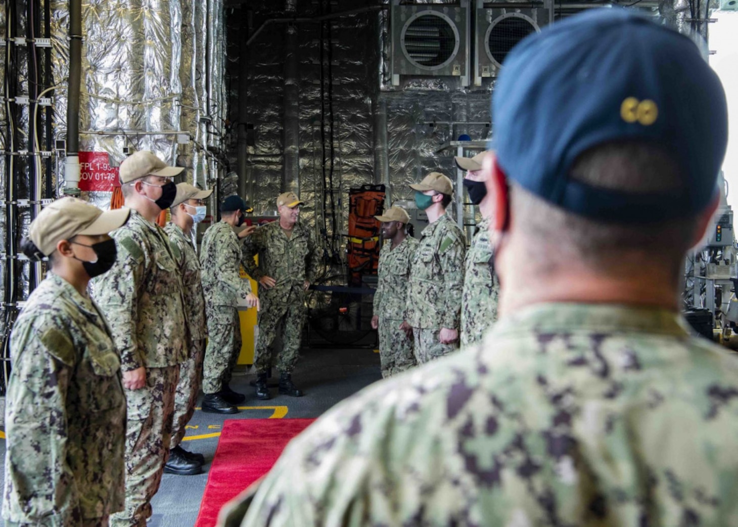 Expeditionary Strike Group 7 visits USS Tulsa (LCS 16)