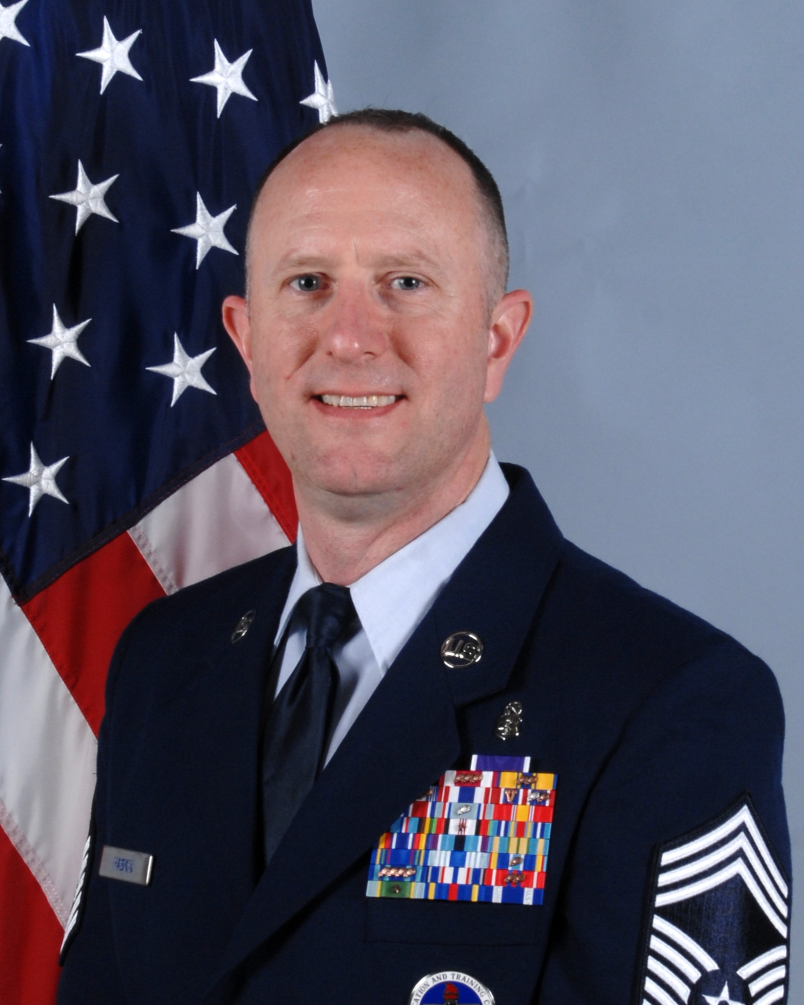 Chief Master Sgt. Bruce Haskin, 88th Medical Support Squadron superintendent
