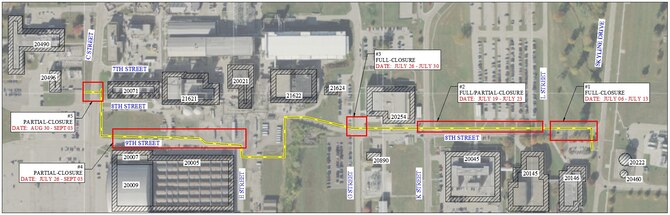 To maintain a reliable and safe natural gas pipeline system, CenterPoint Energy will replace about 3,200 feet of pipeline with a new system in Area B of Wright-Patterson AFB from July 6 to Oct. 1.