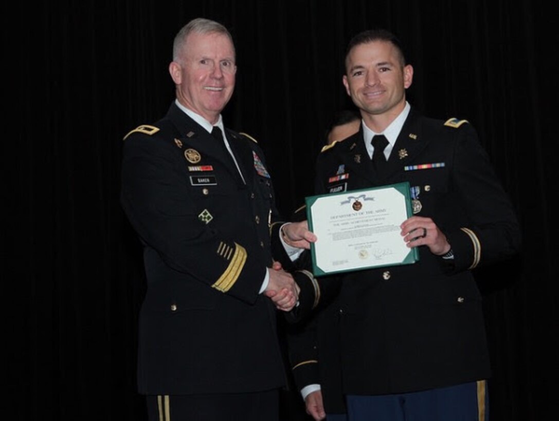 1st Lt. Bryan Fuller is Distinguished Honor Grad of MIBOLC, May 2017