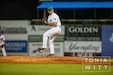 1st Lt. Bryan Fuller takes the mound during a Lexington Legends baseball game