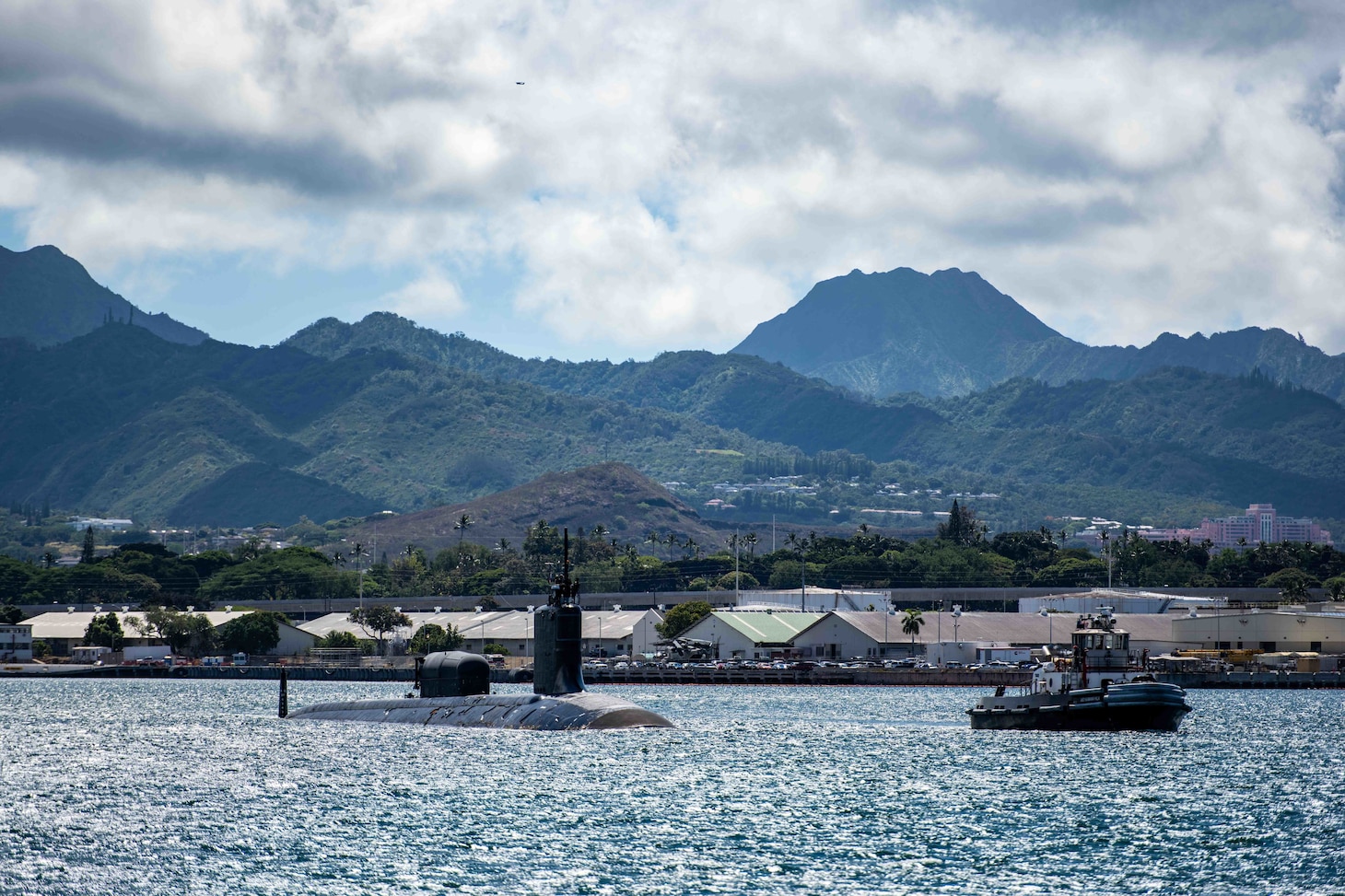 USS North Carolina (SSN 777) departs Joint Base Pearl Harbor-Hickam.