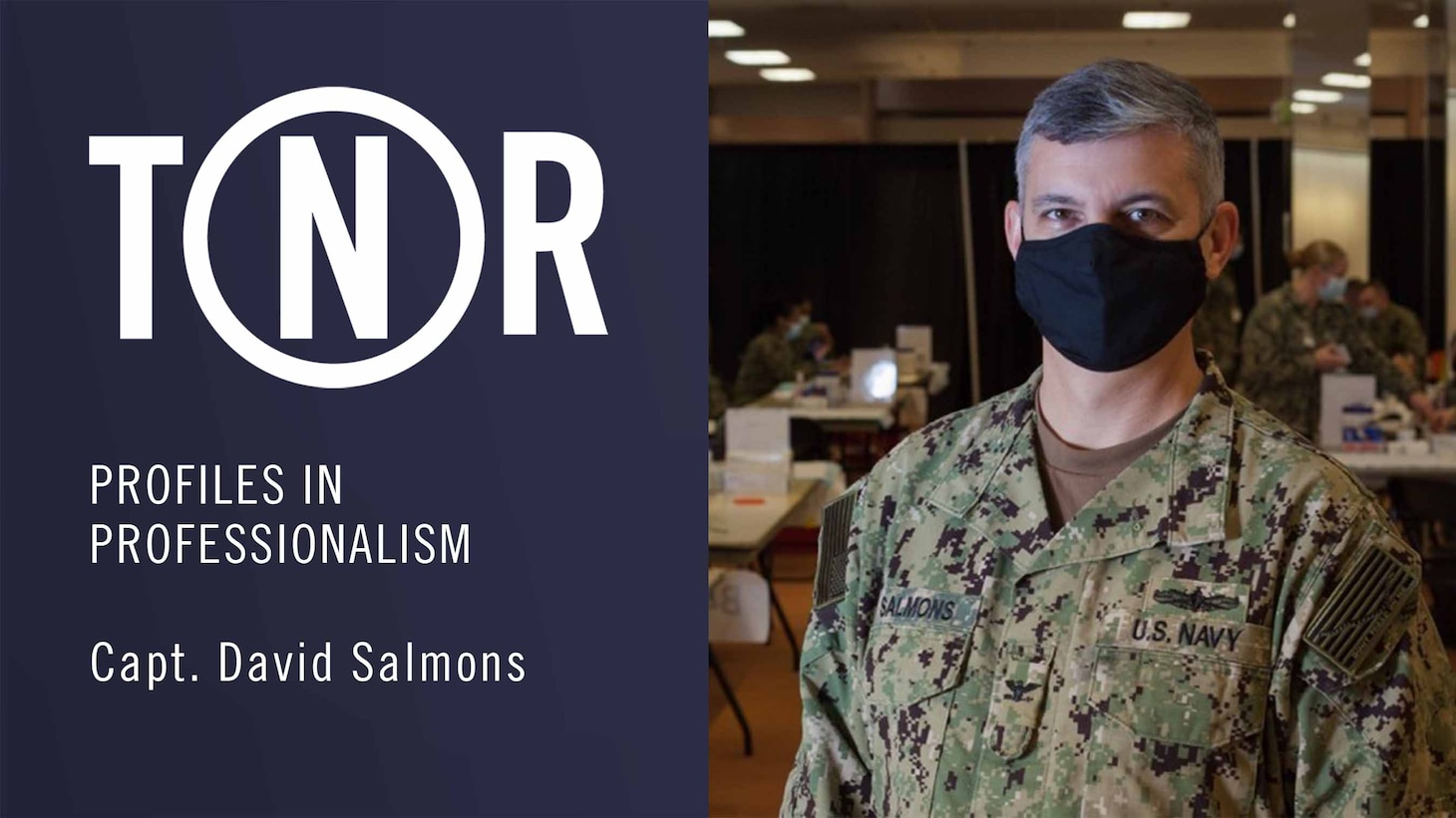 Profiles in Professionalism – Capt. David Salmons. (U.S. Navy graphic by Mass Communication Specialist 2nd Class Raymond Maddocks)