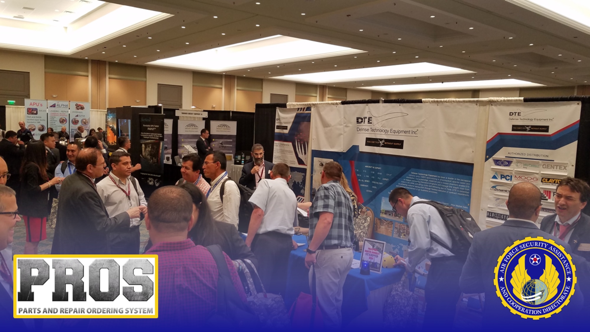 Vendor exhibition at the C-130 TCG Conference 2019 in Orlando, Florida. (Courtesy photo)