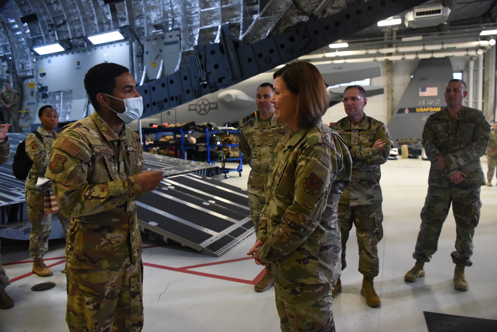 CMSAF Visits Wright-Patterson