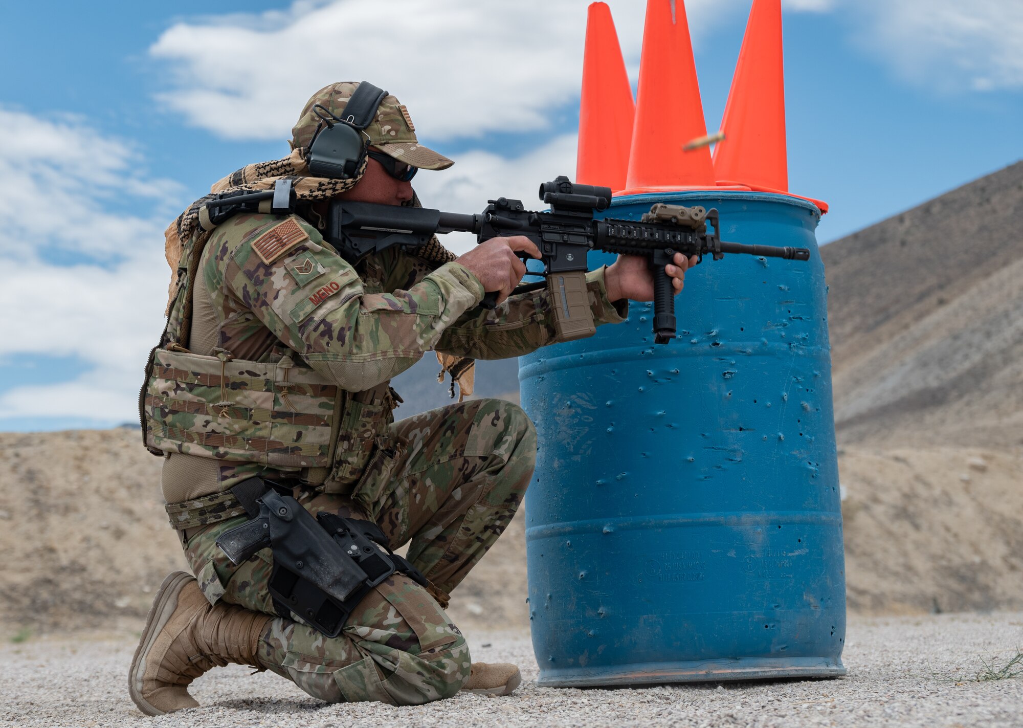 Ready, Set, Fire! 152nd SFS maintain proficiency at the shooting range