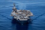 PACIFIC OCEAN (June 13, 2021) Nimitz-class aircraft carrier USS Carl Vinson (CVN 70) transits the Pacific Ocean. Vinson is currently underway conducting routine maritime operations in U.S. 3rd Fleet.