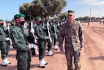Army Gen. Daniel Hokanson, chief, National Guard Bureau, at Camp Tifnit Training Area, Morocco, June 17, 2021. This image was acquired with a cellular device.