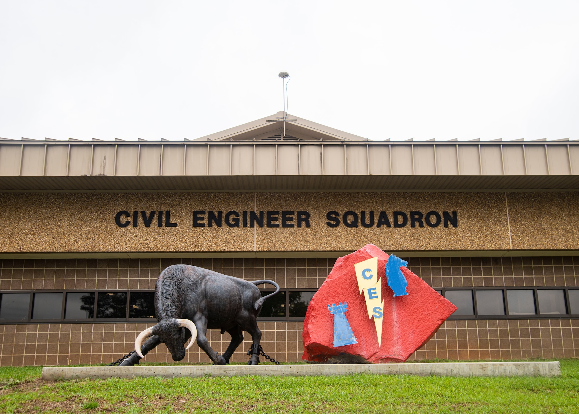 Photo of the Civil Engineer Squadron building