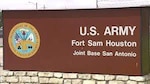 Fort Sam Houston signage