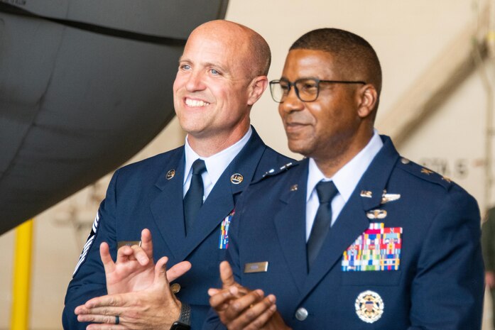 97th Air Mobility Wing command chief retires.