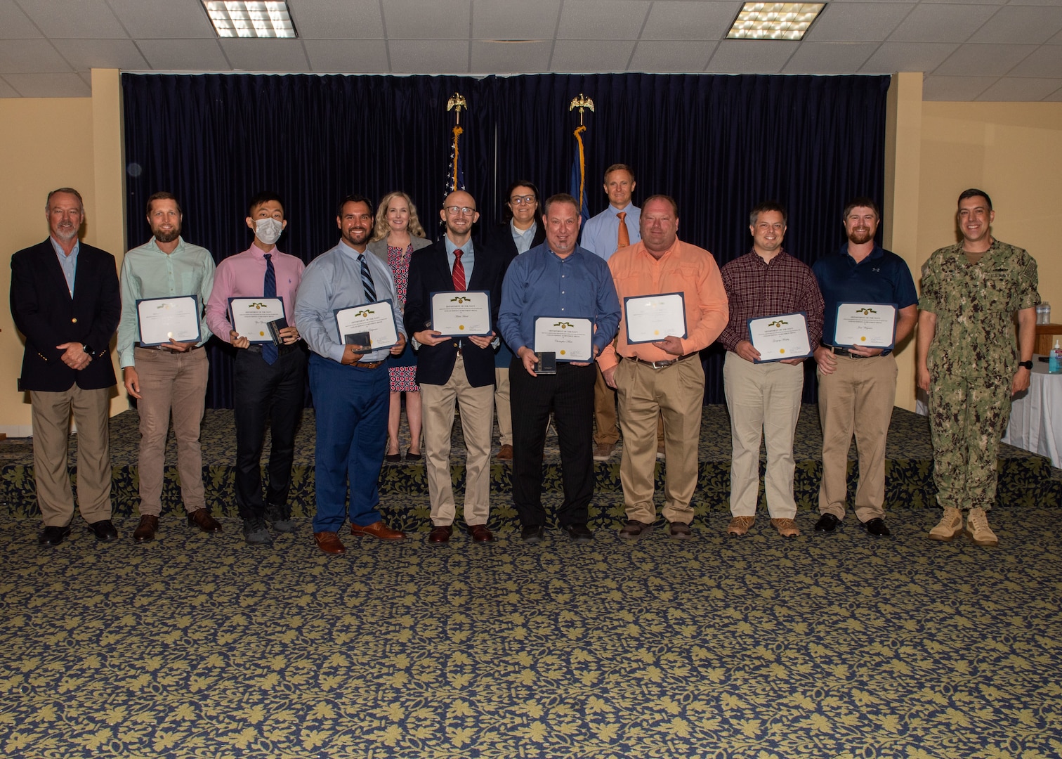 Naval Surface Warfare Center Panama City Division presented 17 Navy Civilian Service Achievement Medals June 21. The medals recognize those who sustained performance or specific achievement of a superlative nature at the equivalent level of the Navy.