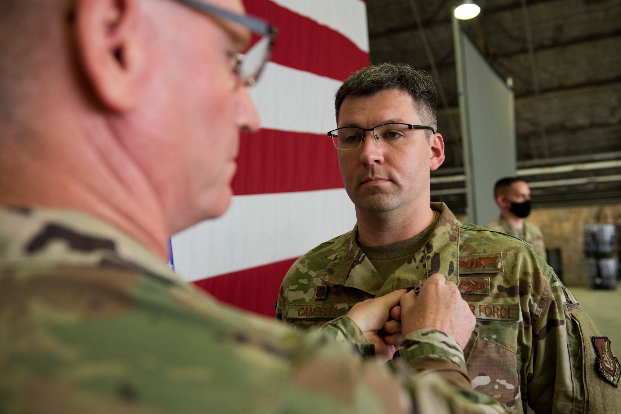 51st Maintenance Squadron held a change of command ceremony at Osan Air Base, Republic of Korea, June 18, 2021. Lt. Col. Robert Campbell transferred command of the 51st MXS to Maj. Benjamin Abshire.